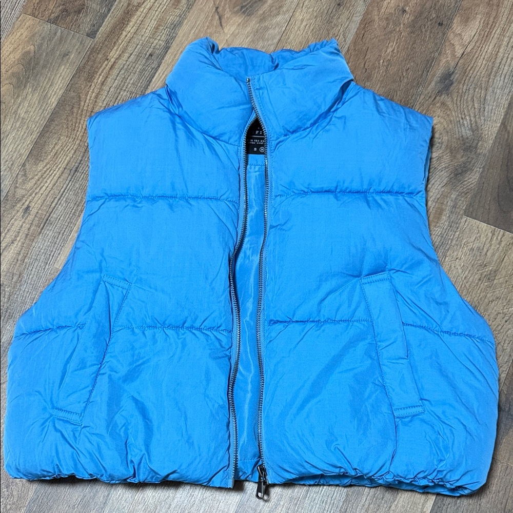 Blue Puffer Vest
